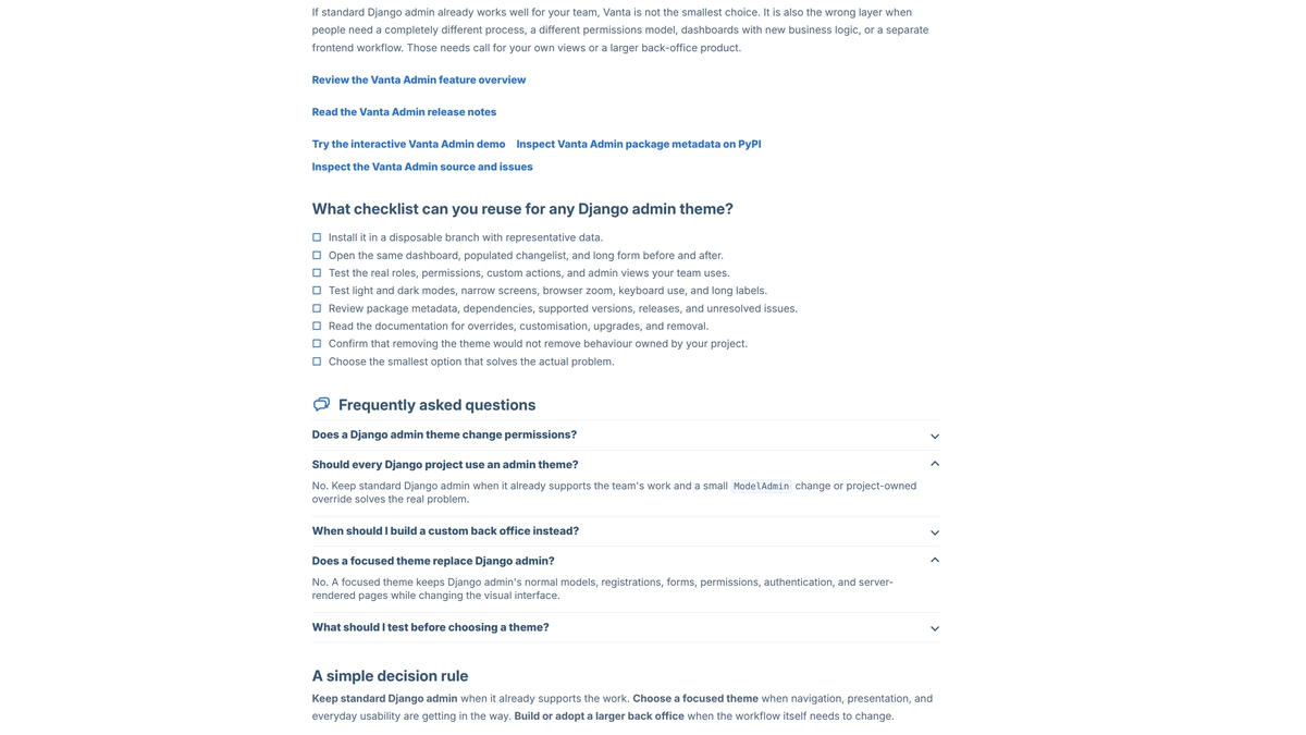 The same oli-dev0 Blog article displayed in light theme
